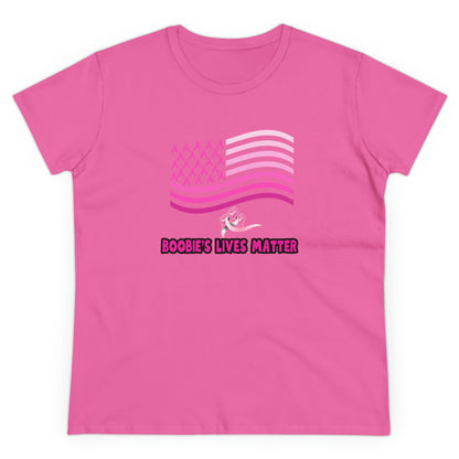 BLM Boobies Lives Matter Awareness Tee