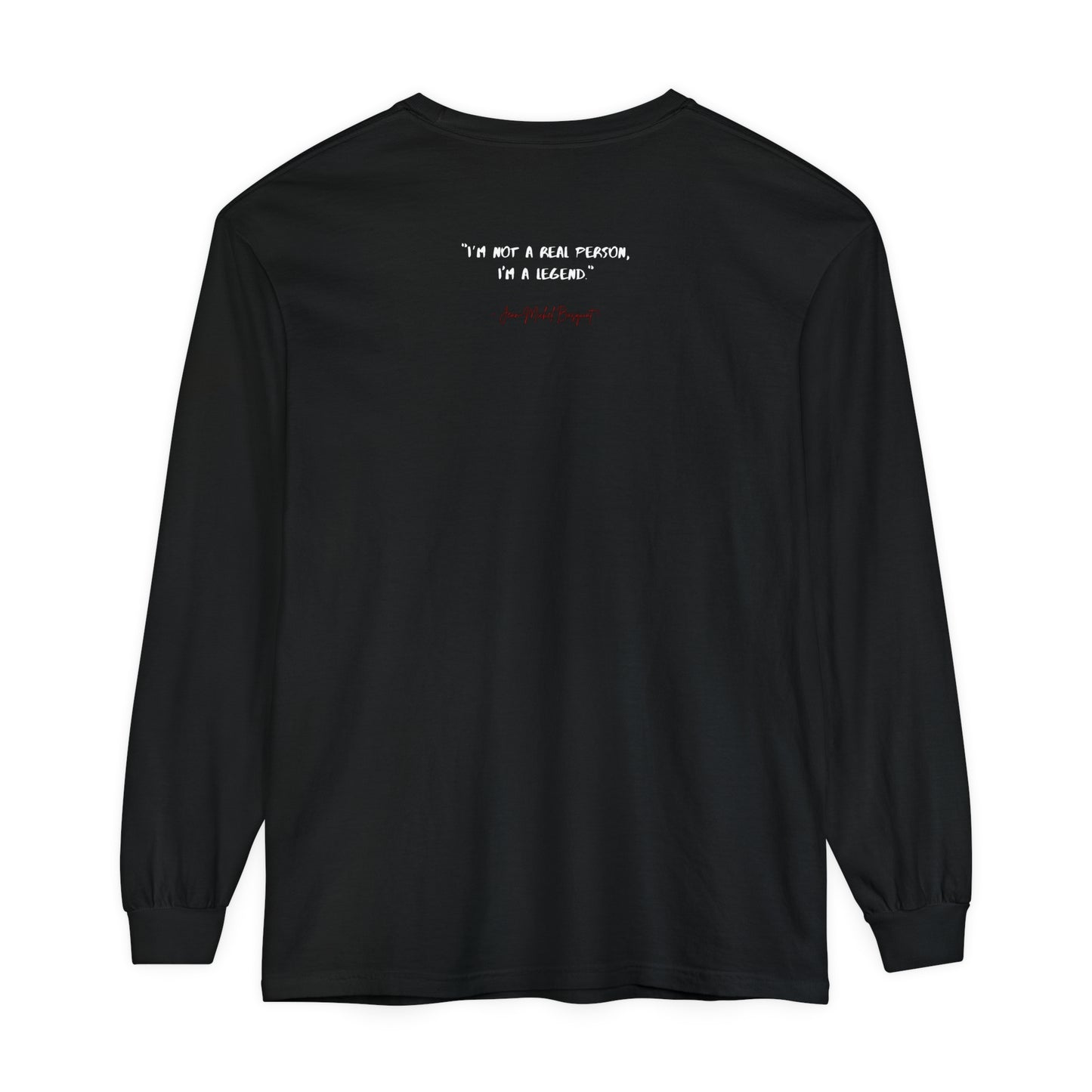 Basquiat Inspired Long Sleeve Cotton T-Shirt