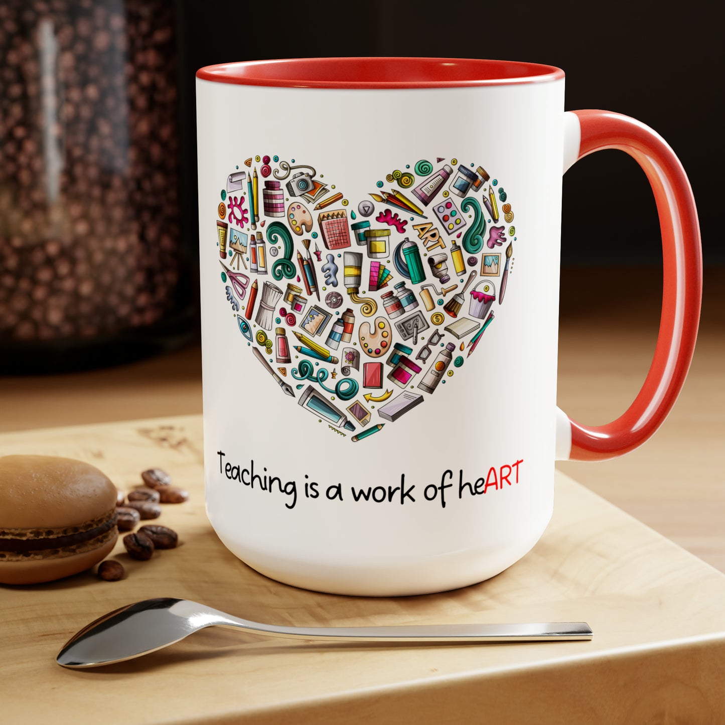 Art Teacher Valentine Mug 15oz