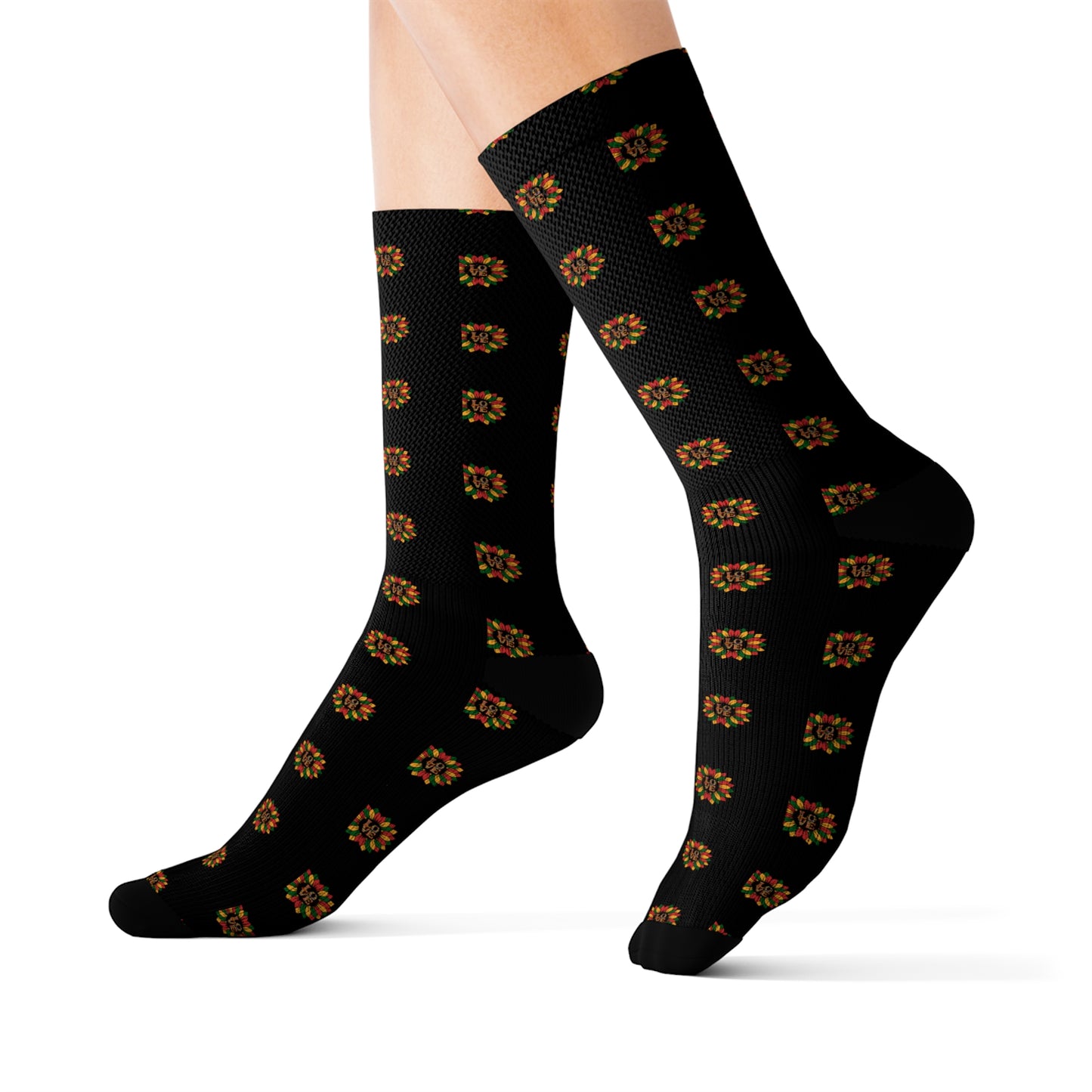 BHM Black Logo Socks