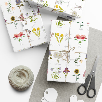 All Occasion Wildflowers Gift Wrap