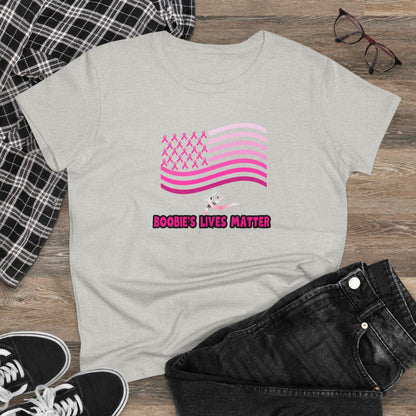 BLM Boobies Lives Matter Awareness Tee