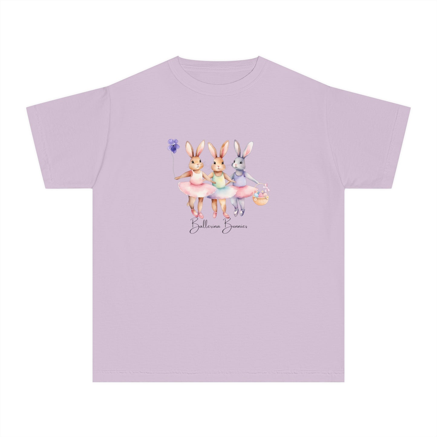 Personalized Ballerina Bunny Kids Easter Tee