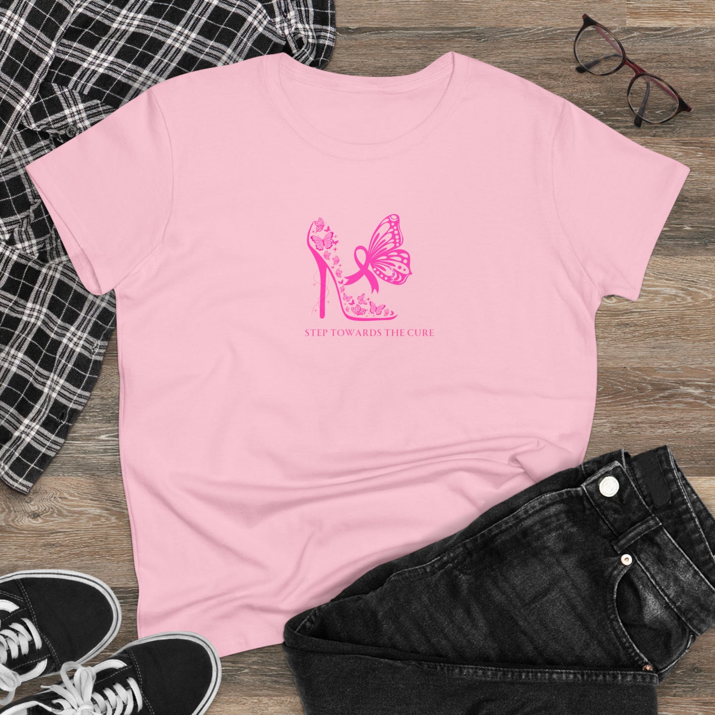 Step Towards the Cure Breast Cancer Awareness Tee