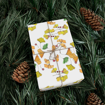 Ginkgo Autumn Gift Wrap