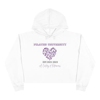 Pilates 100th Anniversary Crop Hoodie