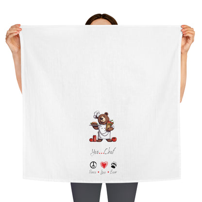 Ursidae Bear Chef Culinary Tea Towel