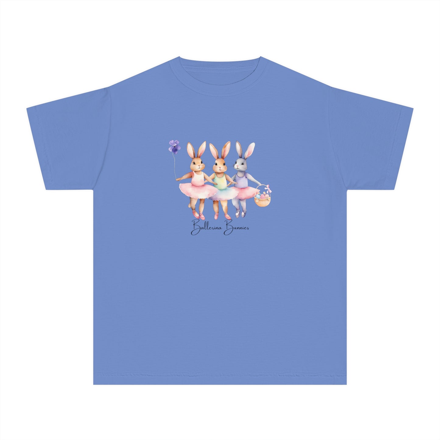 Personalized Ballerina Bunny Kids Easter Tee