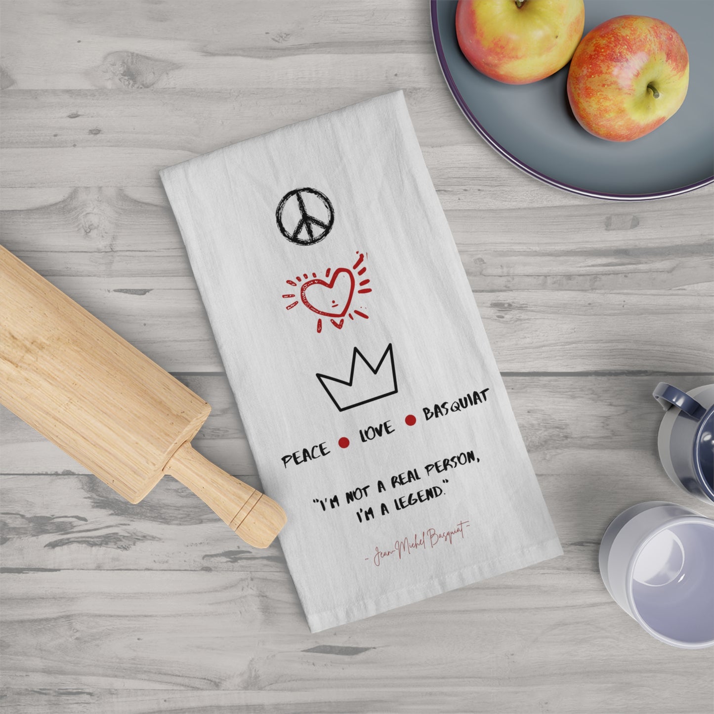 Basquiat Inspired Tea & Kitchen Towel