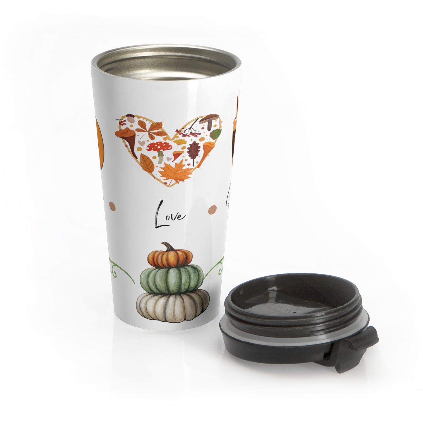 Peace Love & Pumpkin Spice Travel Mug