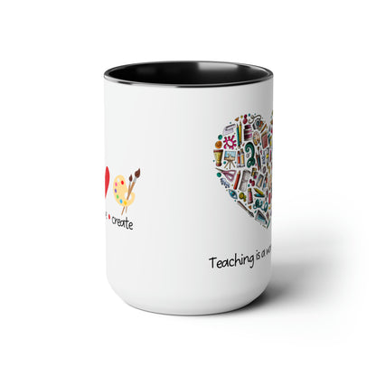 Art Teacher Valentine Mug 15oz