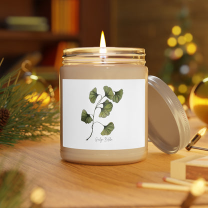 Gingko Leaves Scented Candles, 9oz