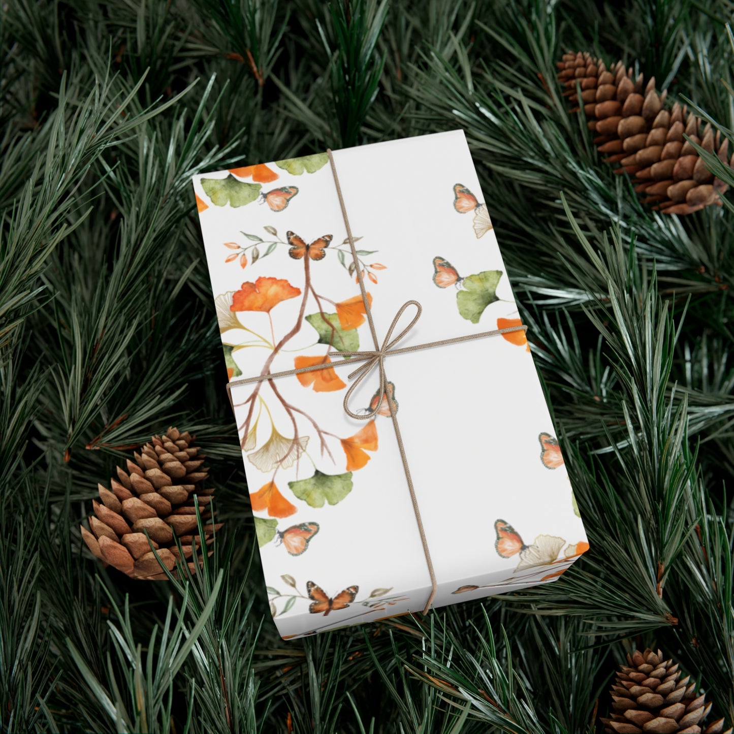 Ginkgo Autumn Gift Wrap