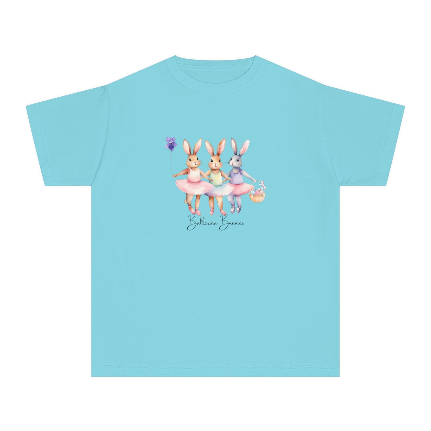 Personalized Ballerina Bunny Kids Easter Tee