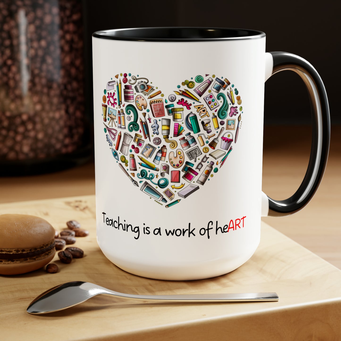 Art Teacher Valentine Mug 15oz