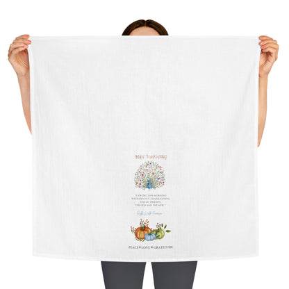 Thanksgiving Gratitude Tea Towel