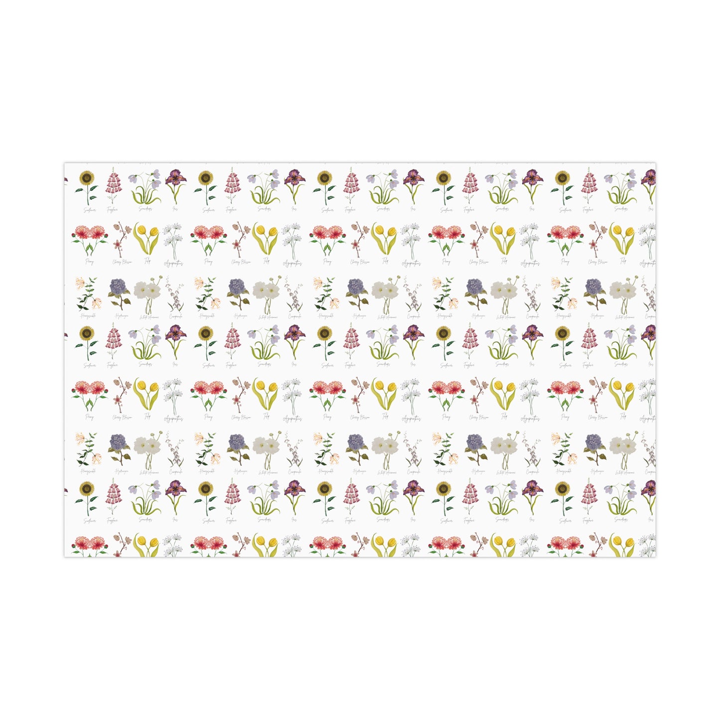 All Occasion Wildflowers Gift Wrap