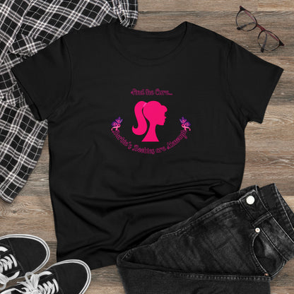 Barbie Themed Breast Cancer Awareness Tee