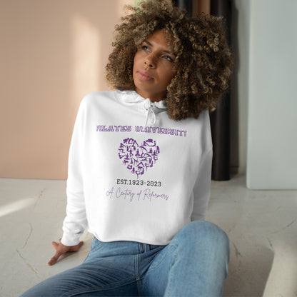 Pilates 100th Anniversary Crop Hoodie