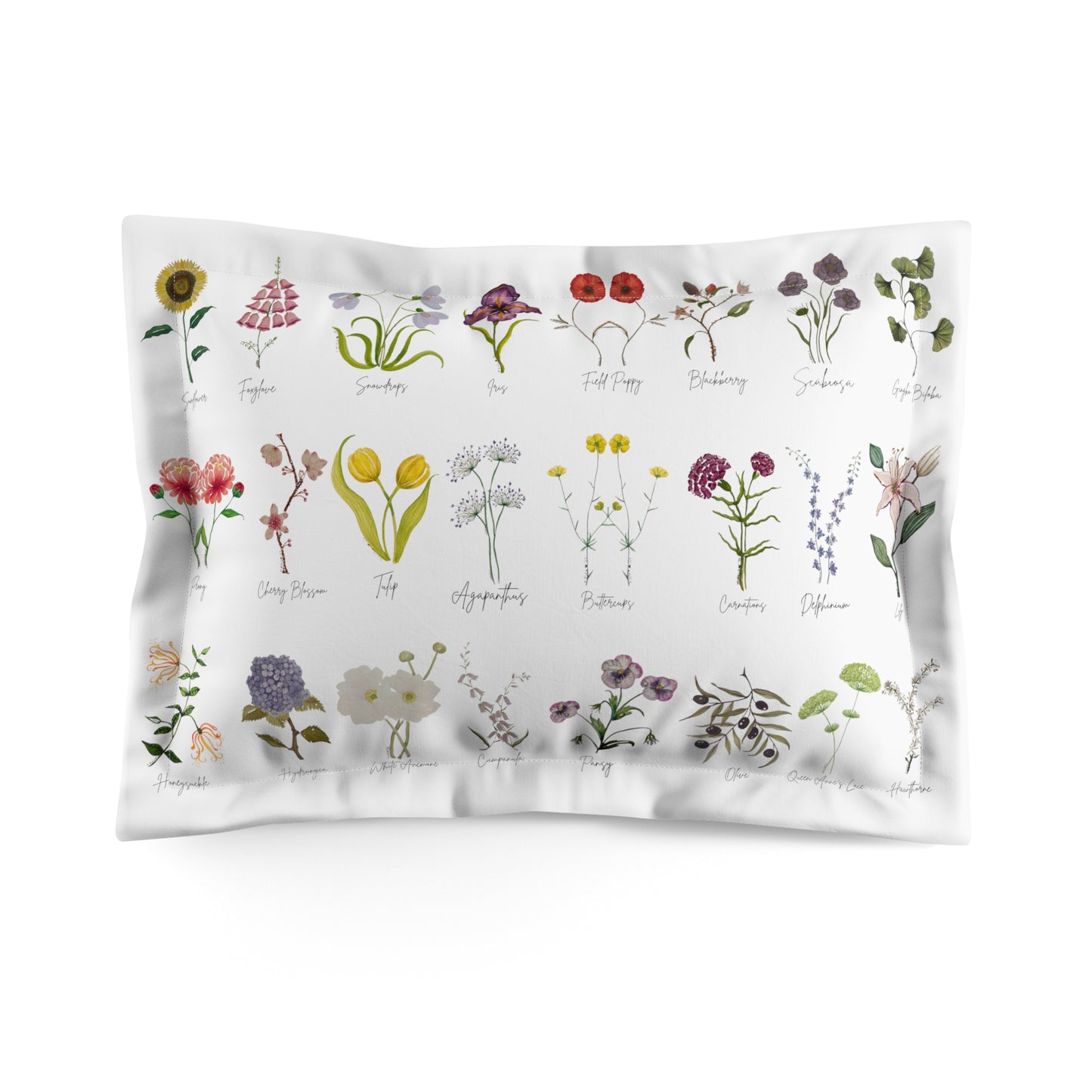 Wildflower Pillow Sham
