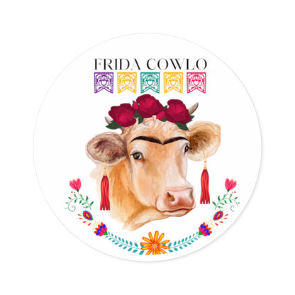 Frida COWLO Round Stickers, Indoor\Outdoor