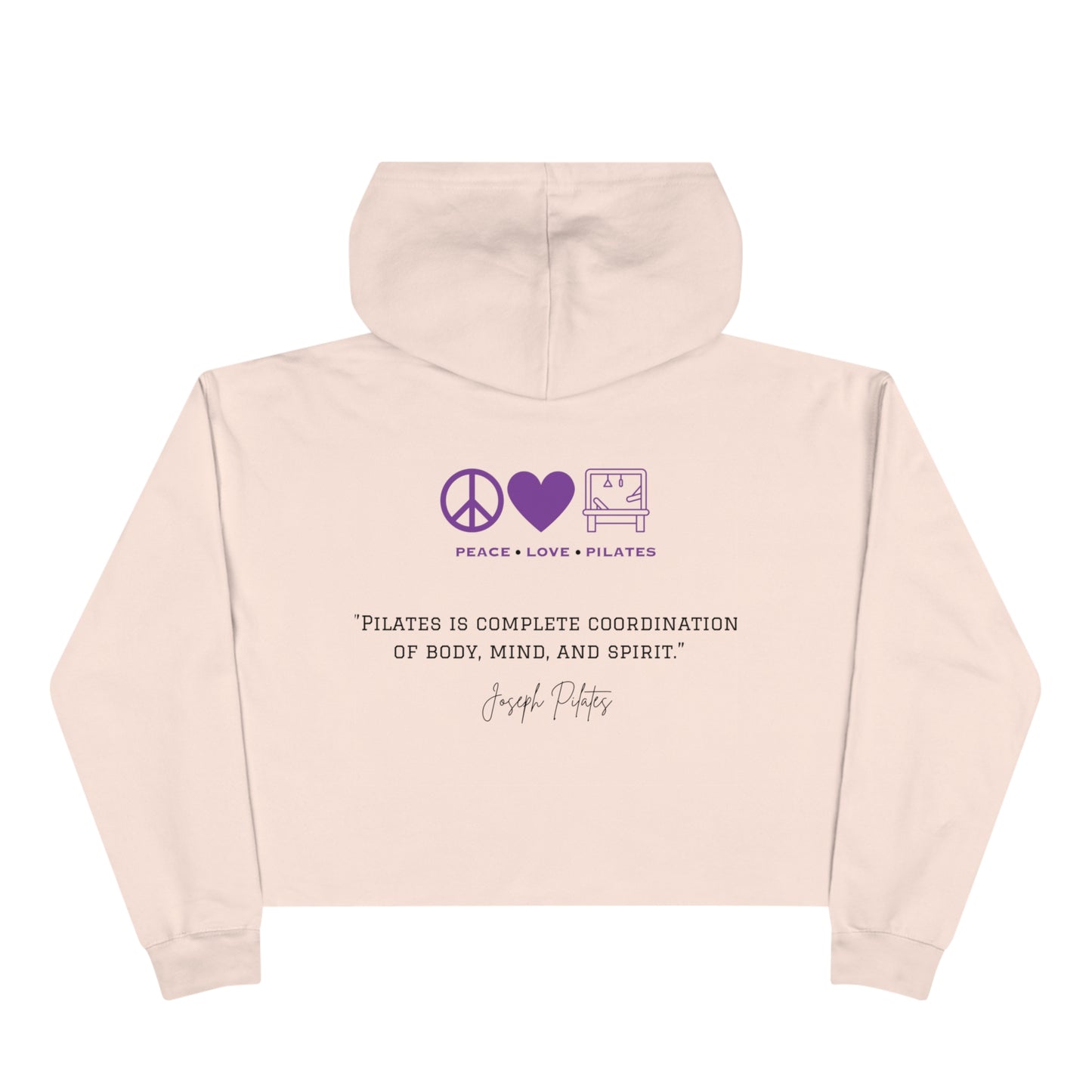 Pilates 100th Anniversary Crop Hoodie