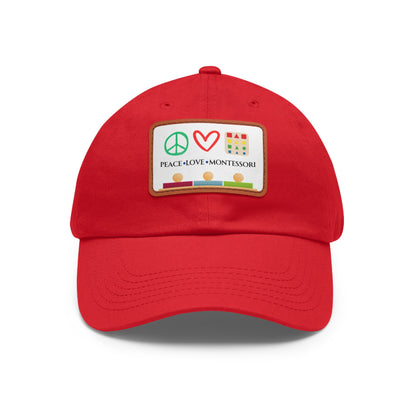 Montessori  Cap with Leather Patch