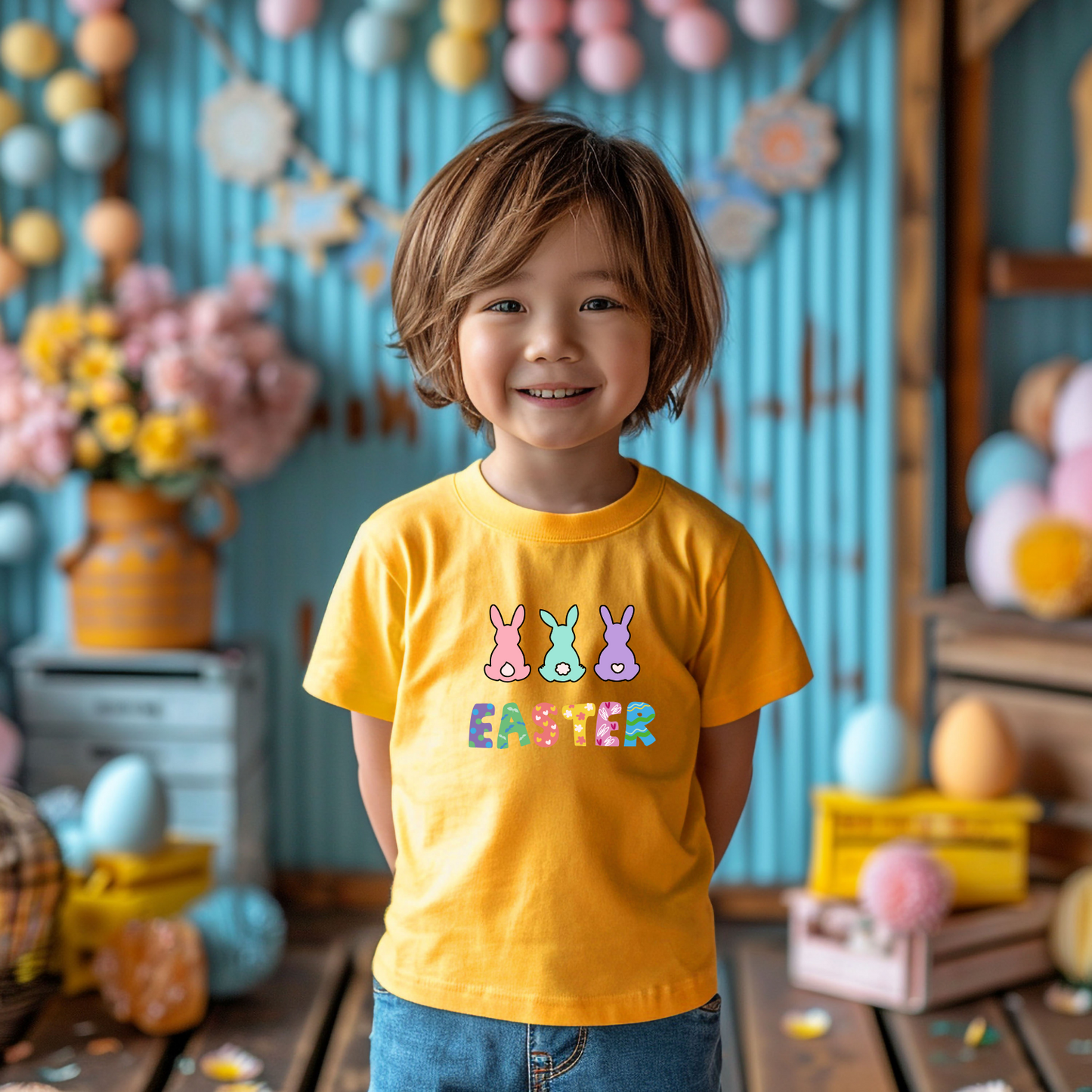 Easter Basket Kids Tee