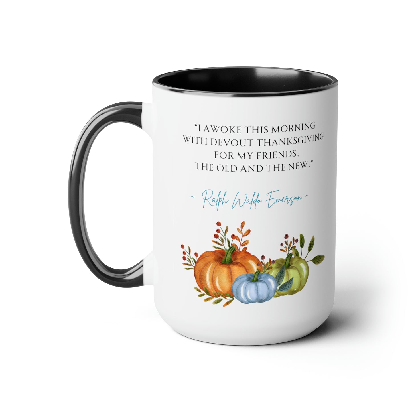 Thanksgiving Gratitude Mugs, 15oz