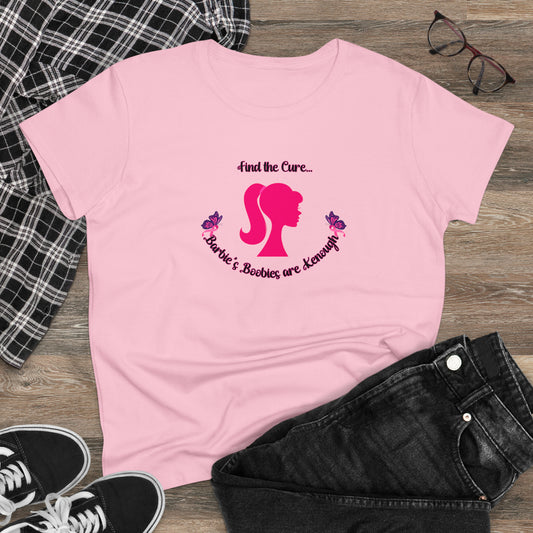 Barbie Themed Breast Cancer Awareness Tee