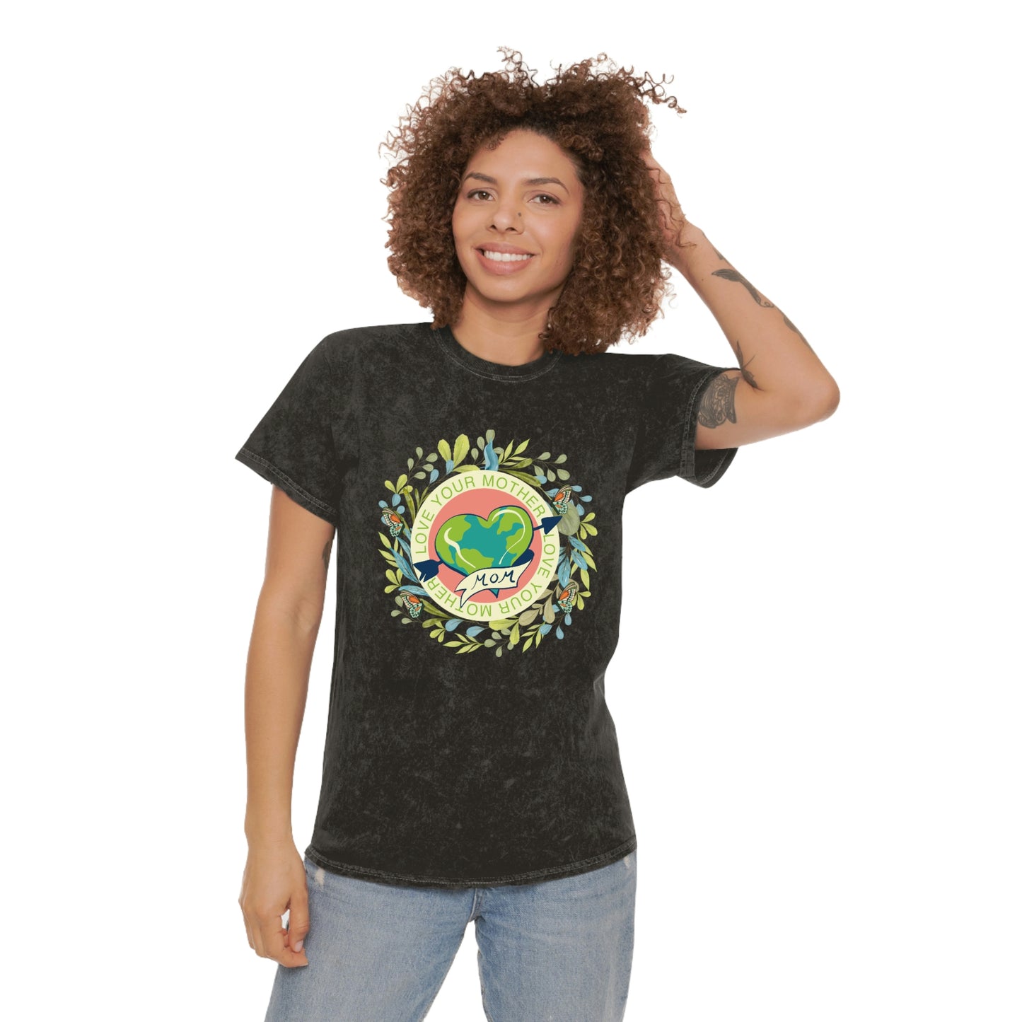 Unisex Mineral Wash Love Your Mother Earth T-Shirt