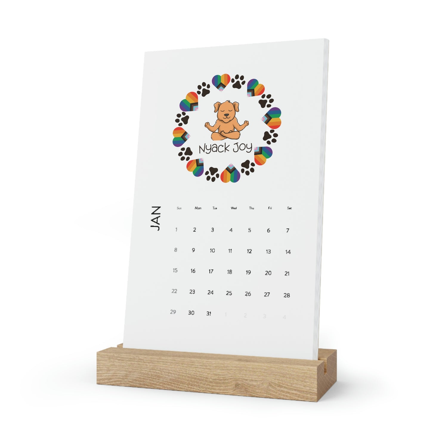 Nyack Joy Vertical Desk Calendar (2023)