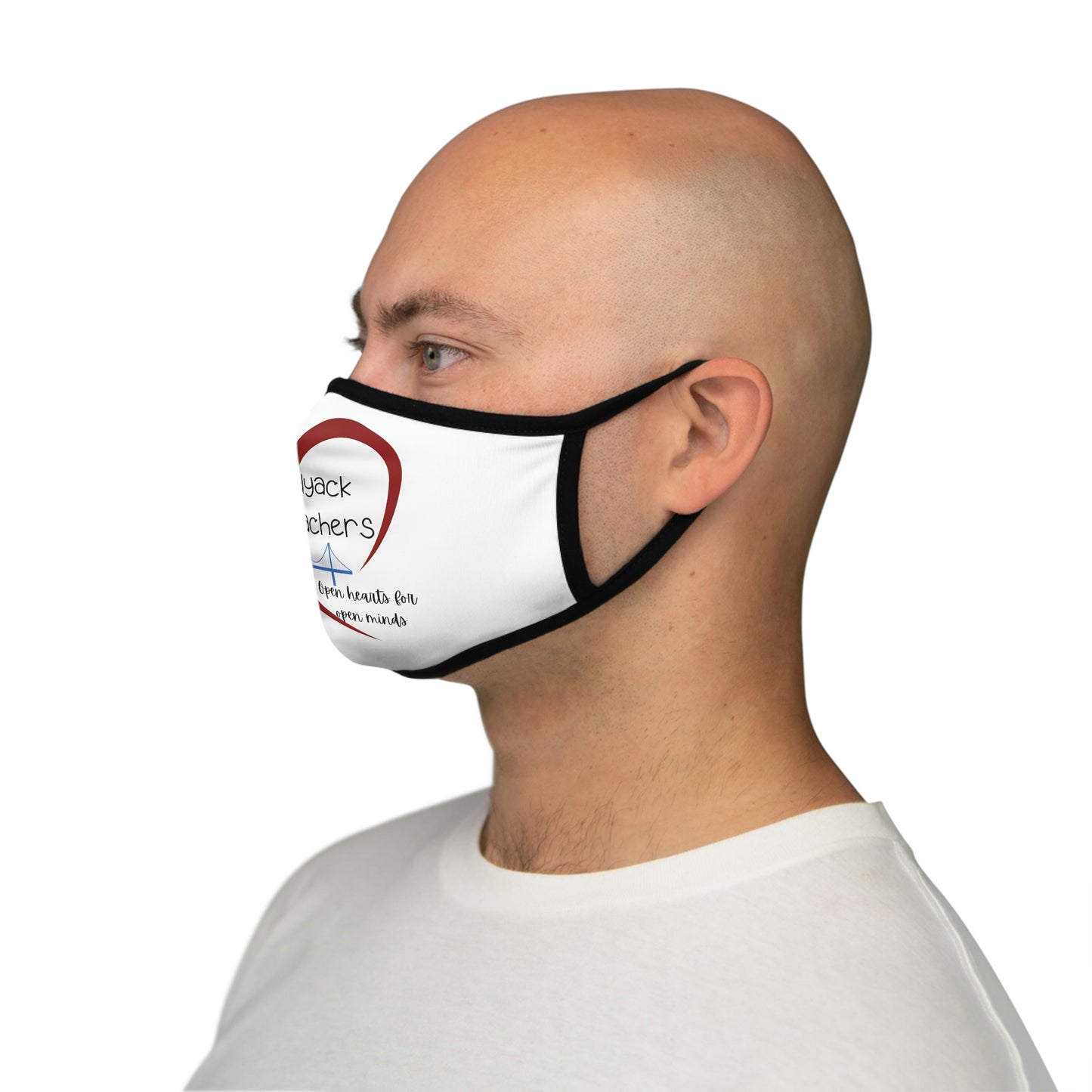 Nyack Teacher Fitted Polyester Face Mask